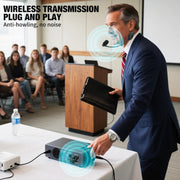 Microfono wireless K-06 2.4G con cuffie da testa