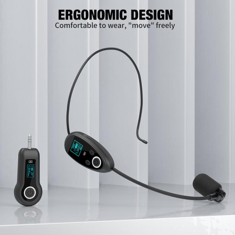 Microfono wireless K-06 2.4G con cuffie da testa