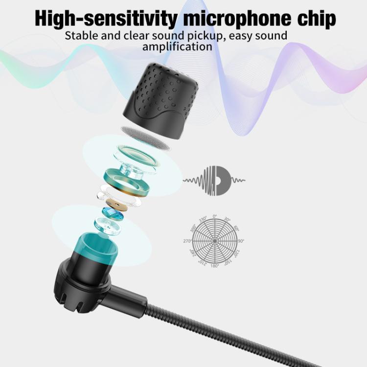 Microfono wireless K-06 2.4G con cuffie da testa