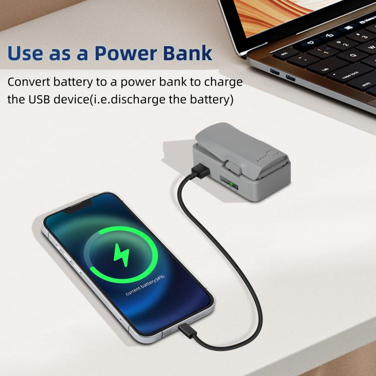 Caricabatterie USB a porta singola YX con accumulo di batteria, For DJI Neo 2
