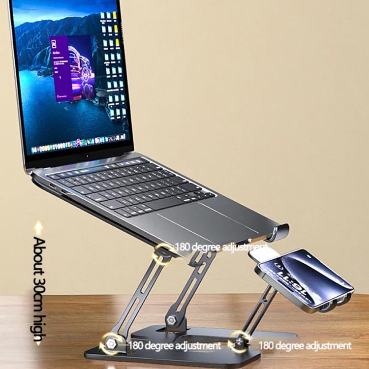 Supporto pieghevole 2-in-1 per laptop e tablet con ventola