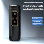 Tazza refrigerante per insulina, scatola refrigerante portatile, mini frigorifero portatile a temperatura controllata per farmaci, USB Direct Plug, 10200mAh Charging