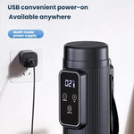 Tazza refrigerante per insulina, scatola refrigerante portatile, mini frigorifero portatile a temperatura controllata per farmaci, USB Direct Plug, 10200mAh Charging