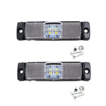 LMYB021 2 pezzi 12V / 24V Luce di segnalazione laterale a LED per camion