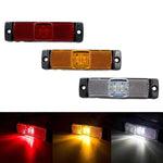 LMYB021 2 pezzi 12V / 24V Luce di segnalazione laterale a LED per camion