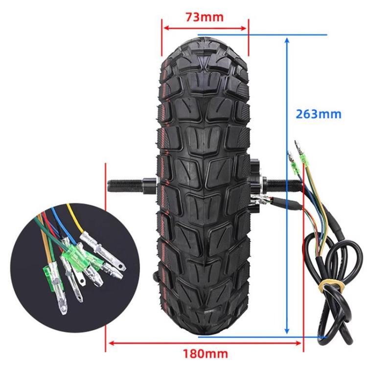 Pneumatico fuoristrada gonfiabile per monopattini elettrici KUGOO M4 / M4 PRO con mozzo motore sulla ruota posteriore., 500W, 800W