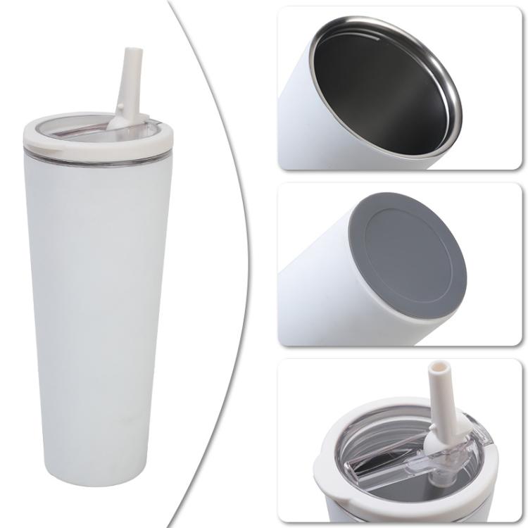 Tazza termica in acciaio inossidabile con manico sigillato, borraccia sportiva a doppia funzione, portatile per attività all'aperto., 850ml, 710ml