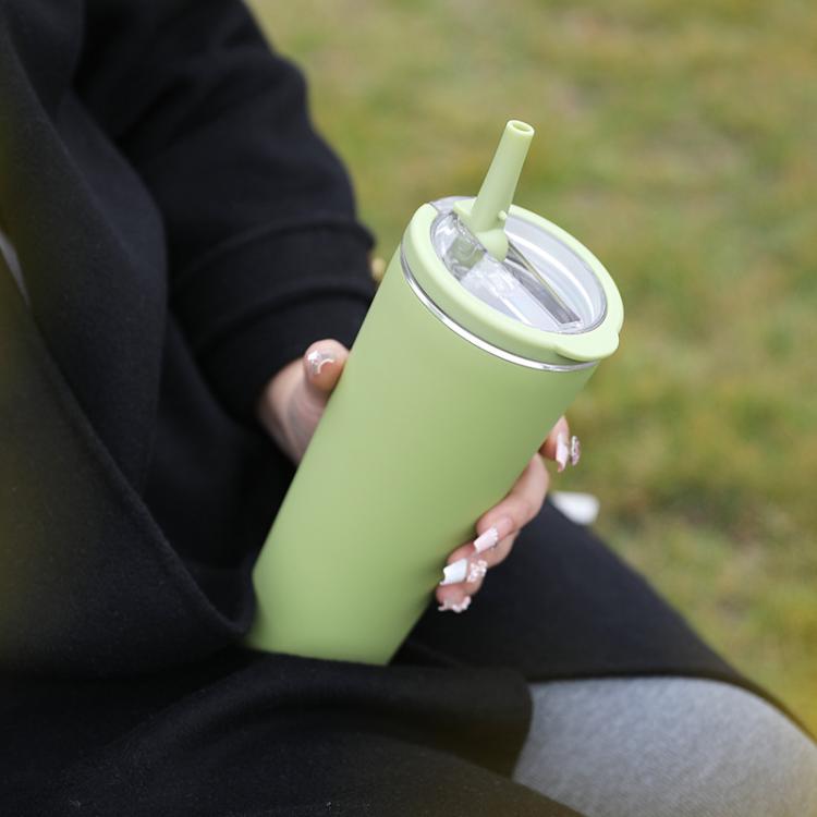 Tazza termica in acciaio inossidabile con manico sigillato, borraccia sportiva a doppia funzione, portatile per attività all'aperto., 850ml, 710ml