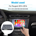 Modulo CarPlay wireless per Peugeot 208/2008/308/408/508 2014-2016, WZPG-1 For Peugeot