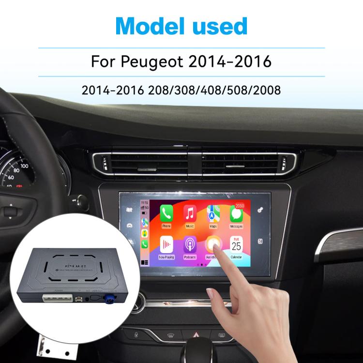 Modulo CarPlay wireless per Peugeot 208/2008/308/408/508 2014-2016, WZPG-1 For Peugeot