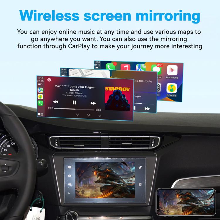 Modulo CarPlay wireless per Peugeot 208/2008/308/408/508 2014-2016, WZPG-1 For Peugeot