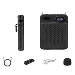 Microfono multifunzione ad alto volume per esterni DIYO-1125 con indicatore di batteria, amplificatore vocale per insegnanti e aule scolastiche., Wireless Single Mic White, Wireless Single Mic Black, Wireless Single Headwear White                      ...