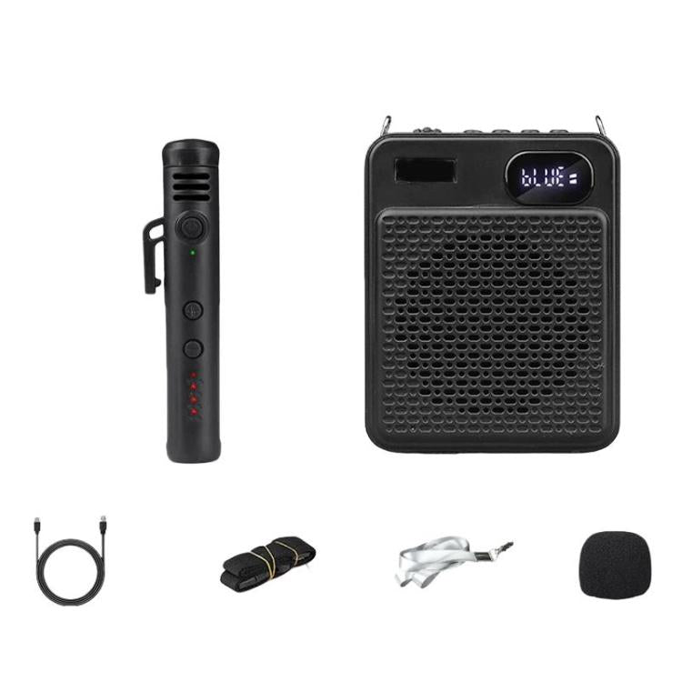 Microfono multifunzione ad alto volume per esterni DIYO-1125 con indicatore di batteria, amplificatore vocale per insegnanti e aule scolastiche., Wireless Single Mic White, Wireless Single Mic Black, Wireless Single Headwear White                      ...