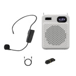 Microfono multifunzione ad alto volume per esterni DIYO-1125 con indicatore di batteria, amplificatore vocale per insegnanti e aule scolastiche., Wireless Single Mic White, Wireless Single Mic Black, Wireless Single Headwear White                      ...