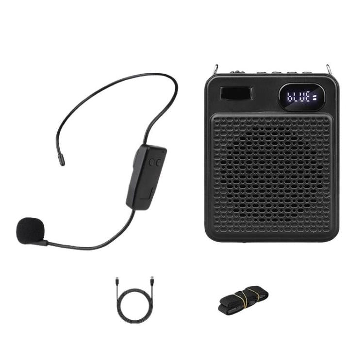 Microfono multifunzione ad alto volume per esterni DIYO-1125 con indicatore di batteria, amplificatore vocale per insegnanti e aule scolastiche., Wireless Single Mic White, Wireless Single Mic Black, Wireless Single Headwear White                      ...