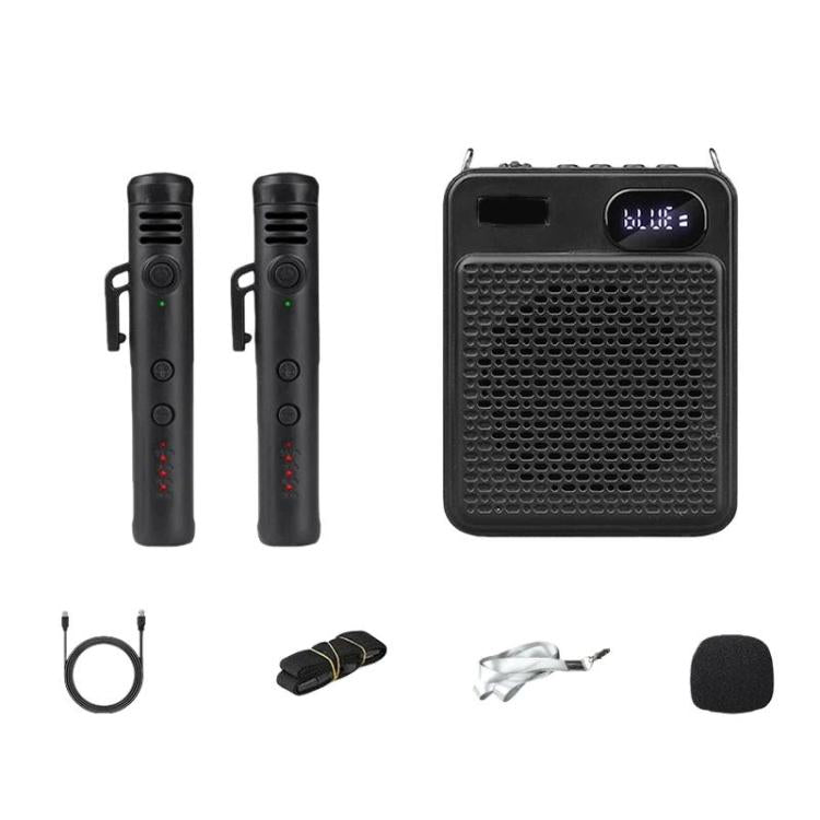 Microfono multifunzione ad alto volume per esterni DIYO-1125 con indicatore di batteria, amplificatore vocale per insegnanti e aule scolastiche., Wireless Single Mic White, Wireless Single Mic Black, Wireless Single Headwear White                      ...