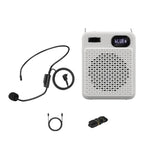 Microfono multifunzione ad alto volume per esterni DIYO-1125 con indicatore di batteria, amplificatore vocale per insegnanti e aule scolastiche., Wireless Single Mic White, Wireless Single Mic Black, Wireless Single Headwear White                      ...