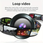 Dashcam da 2 pollici con Wi-Fi, riproduzione da cellulare, 4K HD e visione notturna., Front+Interior, Front+Interior+Rear, Front+Interior+Rear+32g, Front+Interior+Rear+64g