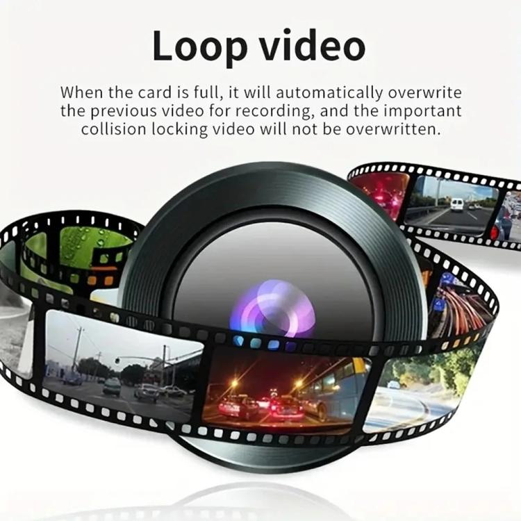 Dashcam da 2 pollici con Wi-Fi, riproduzione da cellulare, 4K HD e visione notturna., Front+Interior, Front+Interior+Rear, Front+Interior+Rear+32g, Front+Interior+Rear+64g