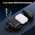 Custodia per cuffie completamente chiusa, antiurto e impermeabile, For AirPods Pro 3, For AirPods 4