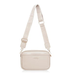 Borsa a tracolla da donna Baellerry N8941, minimalista, con cerniera e chiusura quadrata.