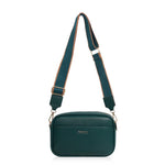 Borsa a tracolla da donna Baellerry N8941, minimalista, con cerniera e chiusura quadrata.
