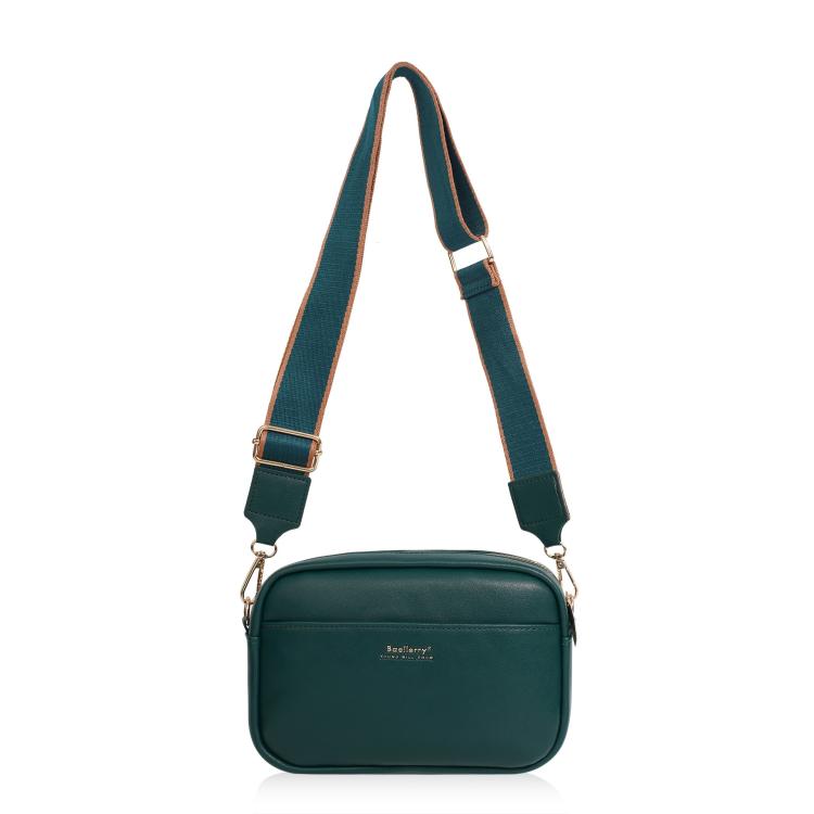 Borsa a tracolla da donna Baellerry N8941, minimalista, con cerniera e chiusura quadrata.