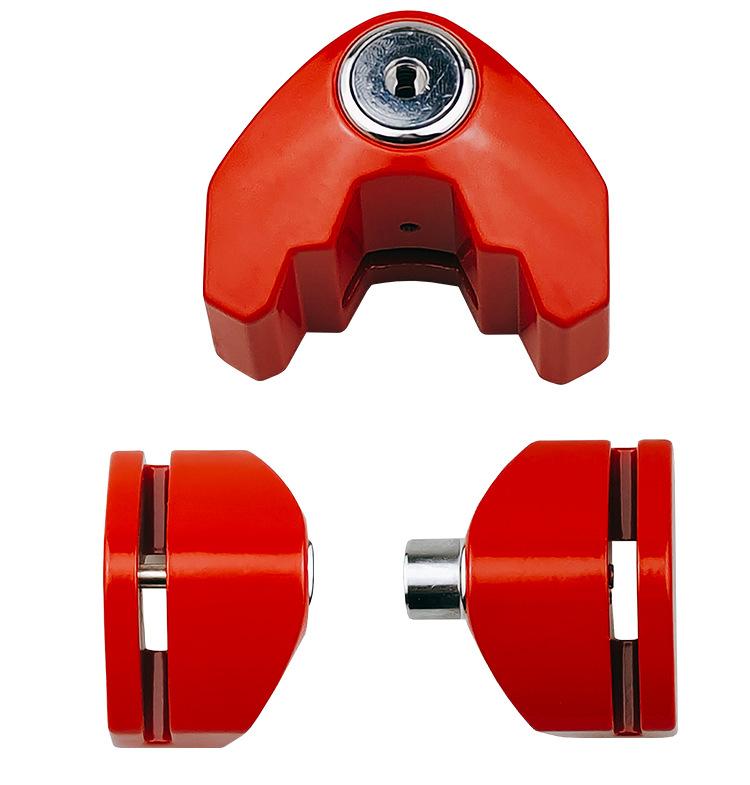 Lucchetto antifurto universale per freni a disco per biciclette, e-bike e motociclette.