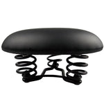 Sella MTB BIKERSAY senza punta con ammortizzatore a molla per alleviare la pressione e garantire il massimo comfort per mountain bike e bici da strada.