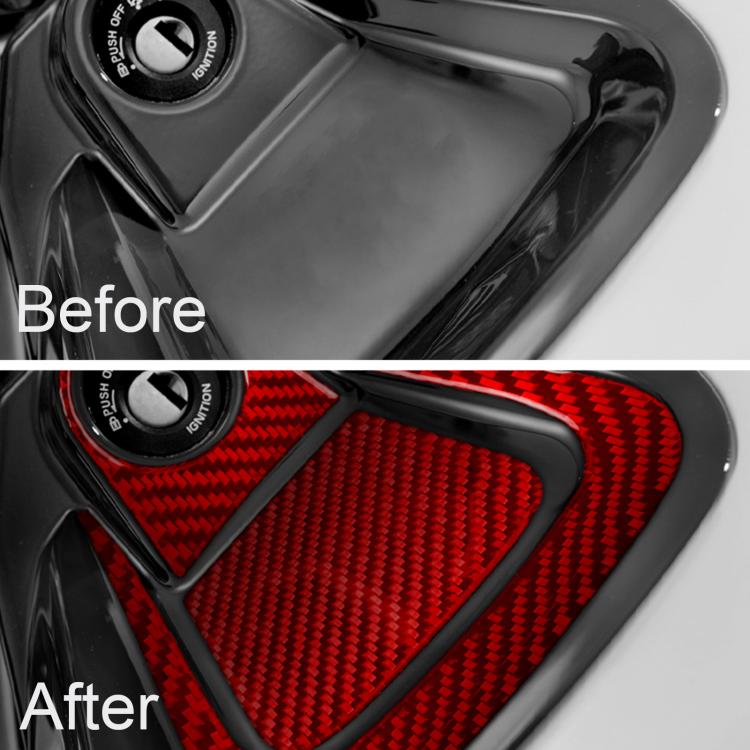 Adesivi decorativi per la zona di accensione per Aprilia RS 660 2021-2025, 3 pezzi/set.