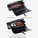 Borsa a tracolla piccola quadrata da donna Baellerry N8943 in pelle cerata vintage con fibbia in metallo, modello monospalla.