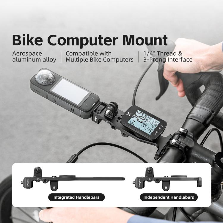 Supporto per tachimetro da ciclismo per action camera, aMagisn BR01 Independent Handlebars, aMagisn BR02 Integrated Handlebars