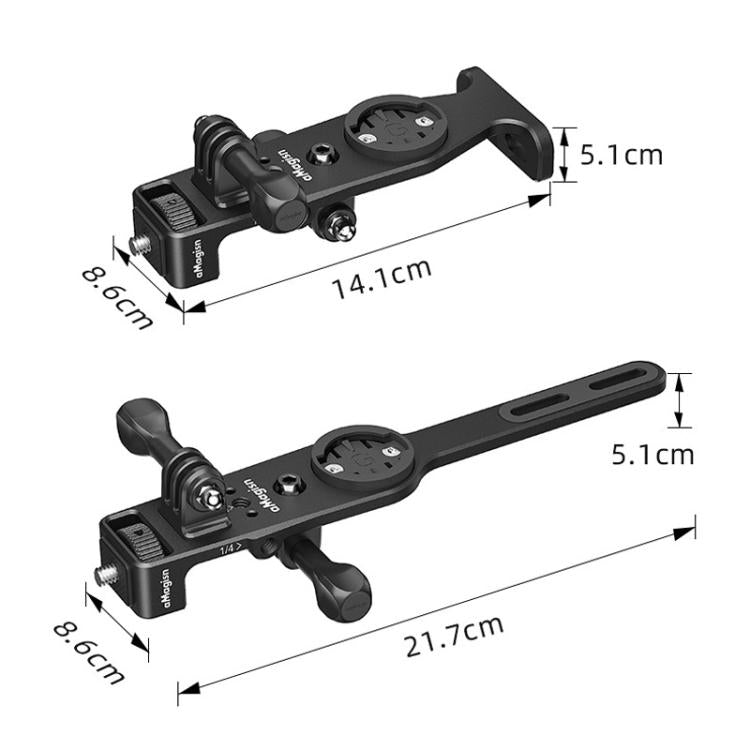 Supporto per tachimetro da ciclismo per action camera, aMagisn BR01 Independent Handlebars, aMagisn BR02 Integrated Handlebars