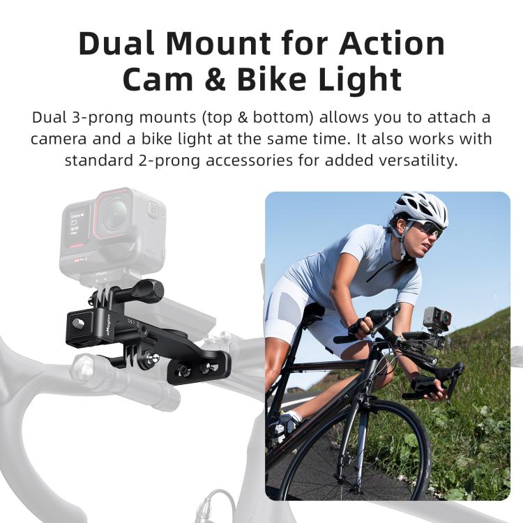 Supporto per tachimetro da ciclismo per action camera, aMagisn BR01 Independent Handlebars, aMagisn BR02 Integrated Handlebars