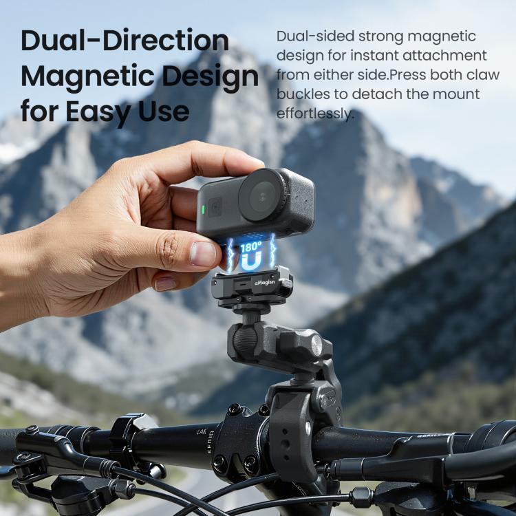 Base a sgancio rapido magnetica ricaricabile aMaginsn TN02, accessorio per action camera., TN02
