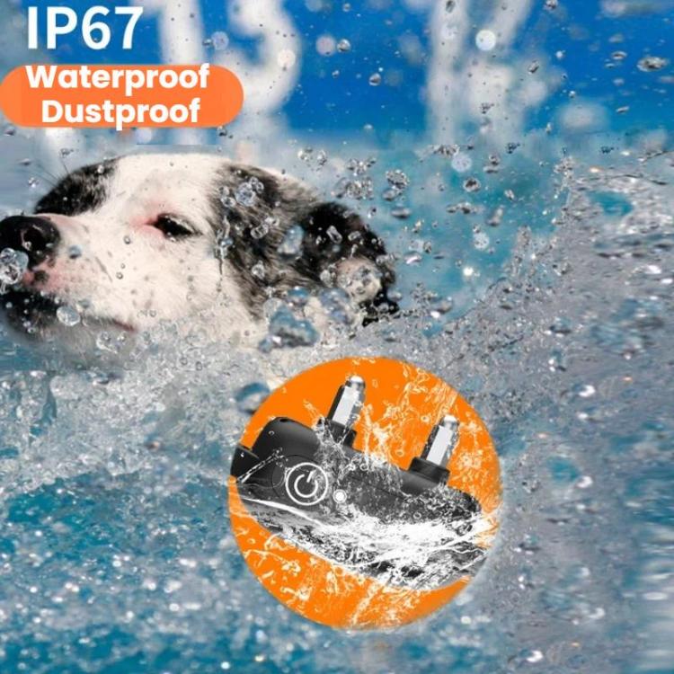 Collare da addestramento per cani impermeabile 2 in 1 per animali domestici