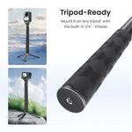 Asta per selfie a sgancio rapido da 120 cm, compatibile con DJI Osmo 360 / Action 5 Pro / Action 4 / Action 3, PD16