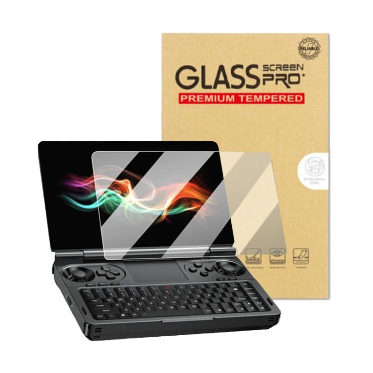Pellicola protettiva per schermo GPD WIN Mini in vetro temperato con durezza 9H, HD trasparente e antigraffio.