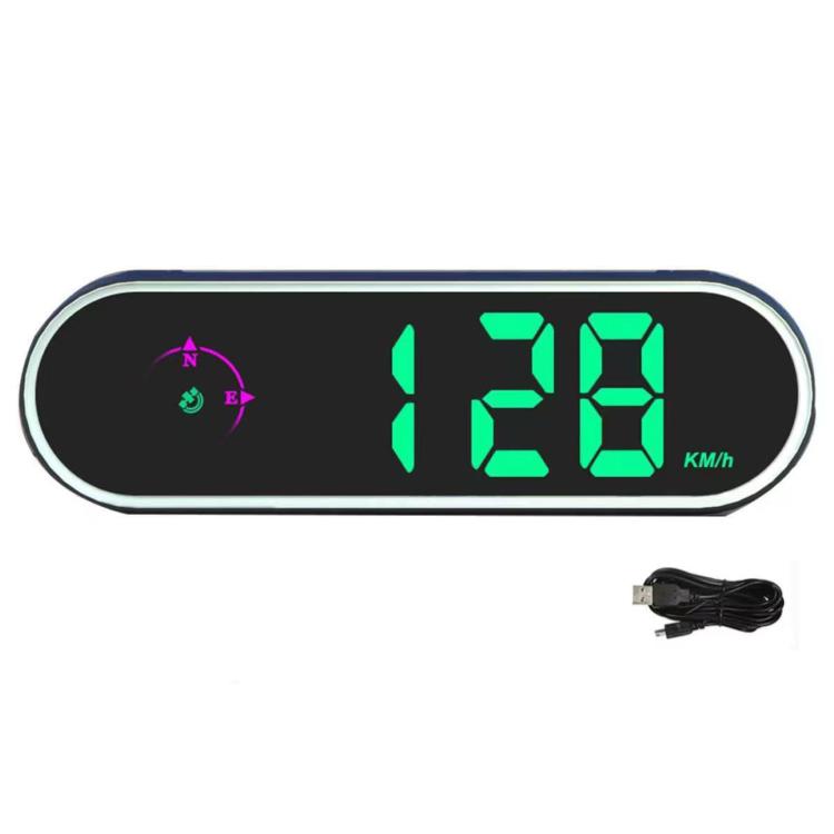 Display Head-Up auto con doppia USB e indicatore velocità