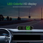 Display Head-Up a colori con indicazione della velocità del veicolo commutabile tra MPH e KMH, dispositivo di avviso di sicurezza., USB Cable, Dual USB Car Charger