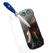 Pellicola protettiva per schermo della console Retroid Pocket 5: vetro temperato con durezza 9H, HD trasparente e antigraffio.