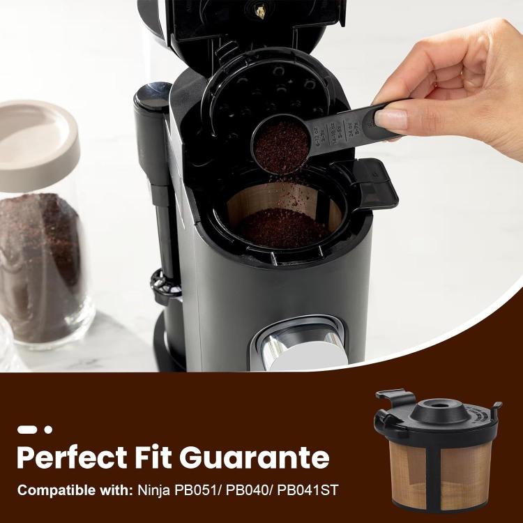 Filtro per caffè riutilizzabile in acciaio inossidabile per macchine da caffè Ninja PB051 PB040 PB041ST, filtro a rete di ricambio