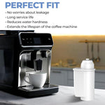 Filtro acqua a carboni attivi TCZ7003 di ricambio per macchine da caffè Siemens / Bosch serie EQ / Panasonic NC-ZA1
