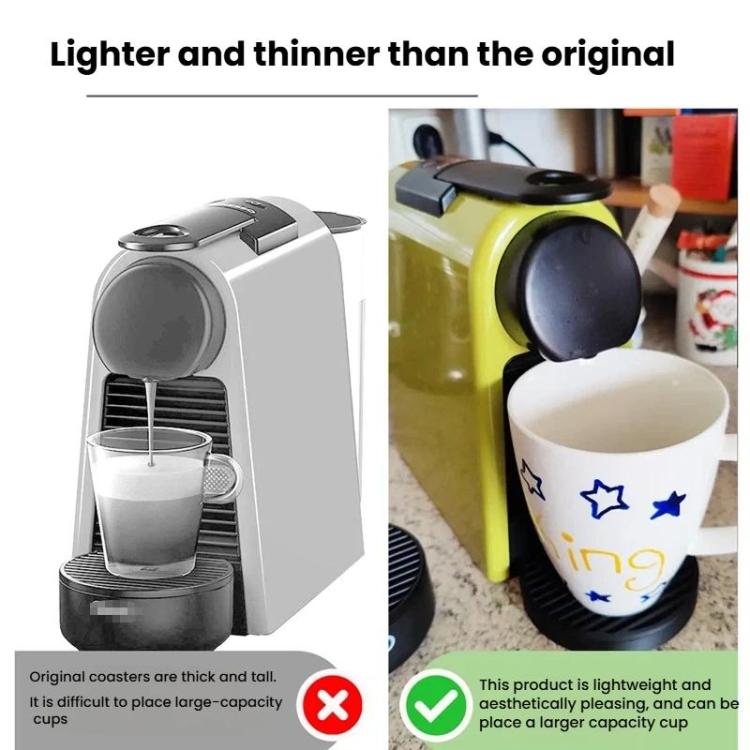 Vassoio raccogligocce sottile di ricambio per macchina da caffè espresso Nespresso Essenza Mini D30, base per tazza a basso profilo