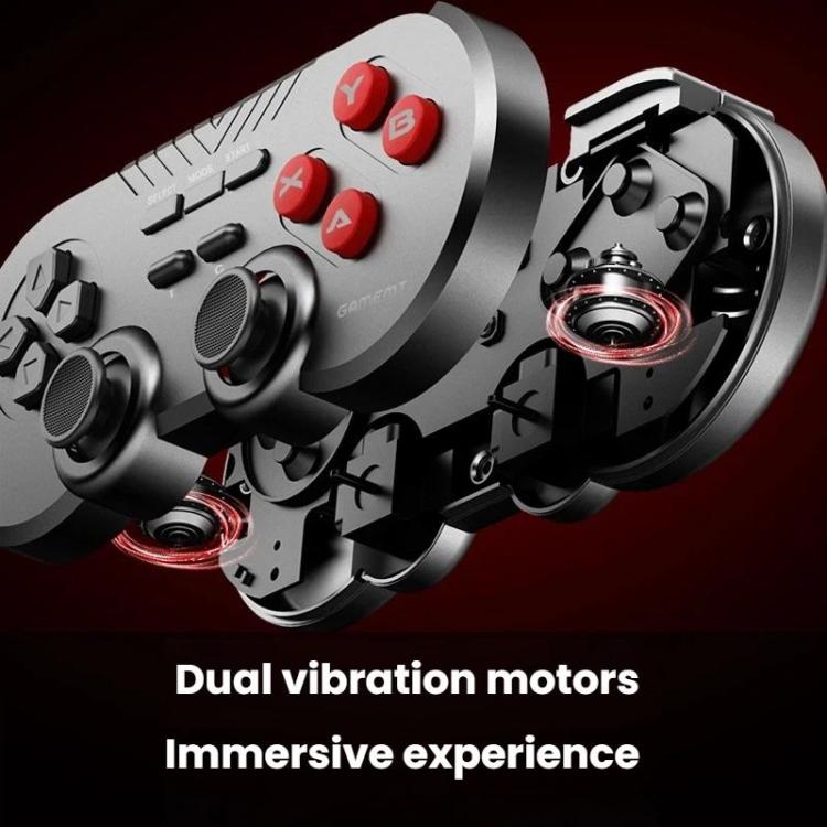 Controller di gioco wireless con vibrazione GAMEMT 080S 2.4G per PC / Switch / PS3, Single, With Receiver, Double With Receiver