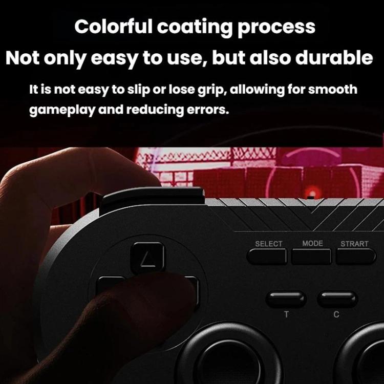 Controller di gioco wireless con vibrazione GAMEMT 080S 2.4G per PC / Switch / PS3, Single, With Receiver, Double With Receiver
