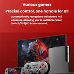 Controller di gioco wireless con vibrazione GAMEMT 080S 2.4G per PC / Switch / PS3, Single, With Receiver, Double With Receiver