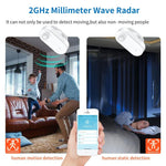 Sensore di presenza umana Zigbee PIR, radar di movimento, compatibile con Home Assistant, PIR+Light Sensor, PIR+24GHz Millimeter Wave+Light Sensor