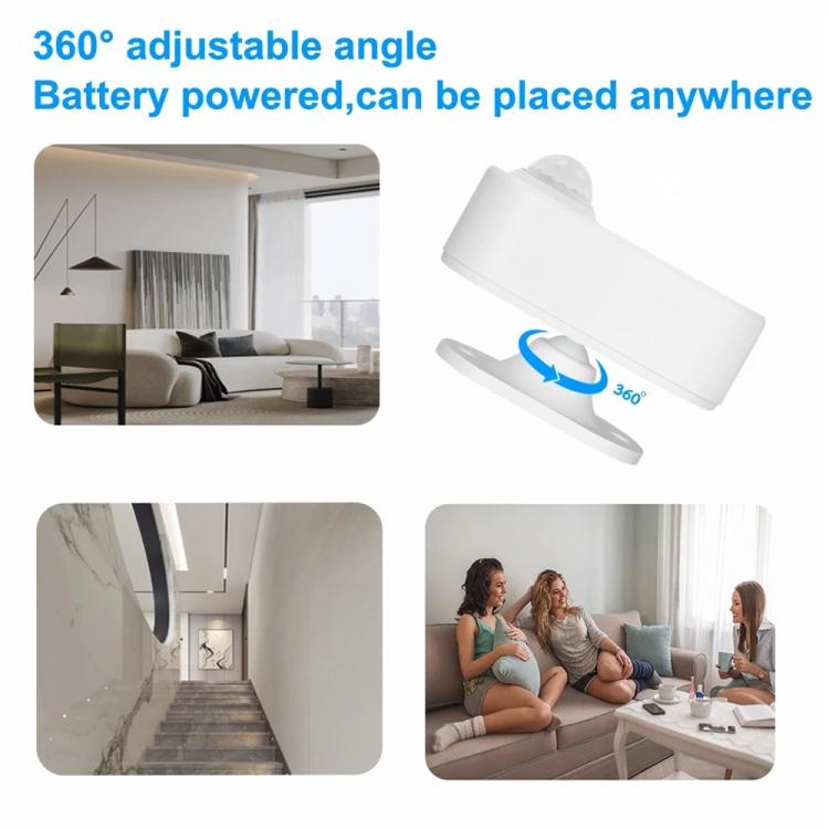 Sensore di presenza umana Zigbee PIR, radar di movimento, compatibile con Home Assistant, PIR+Light Sensor, PIR+24GHz Millimeter Wave+Light Sensor