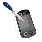 Pellicola protettiva per schermo della console ANBERNIC RG40XX H: vetro temperato con durezza 9H, HD trasparente, antigraffio.